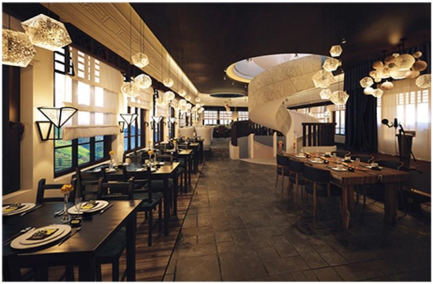 Eco resort restaurant